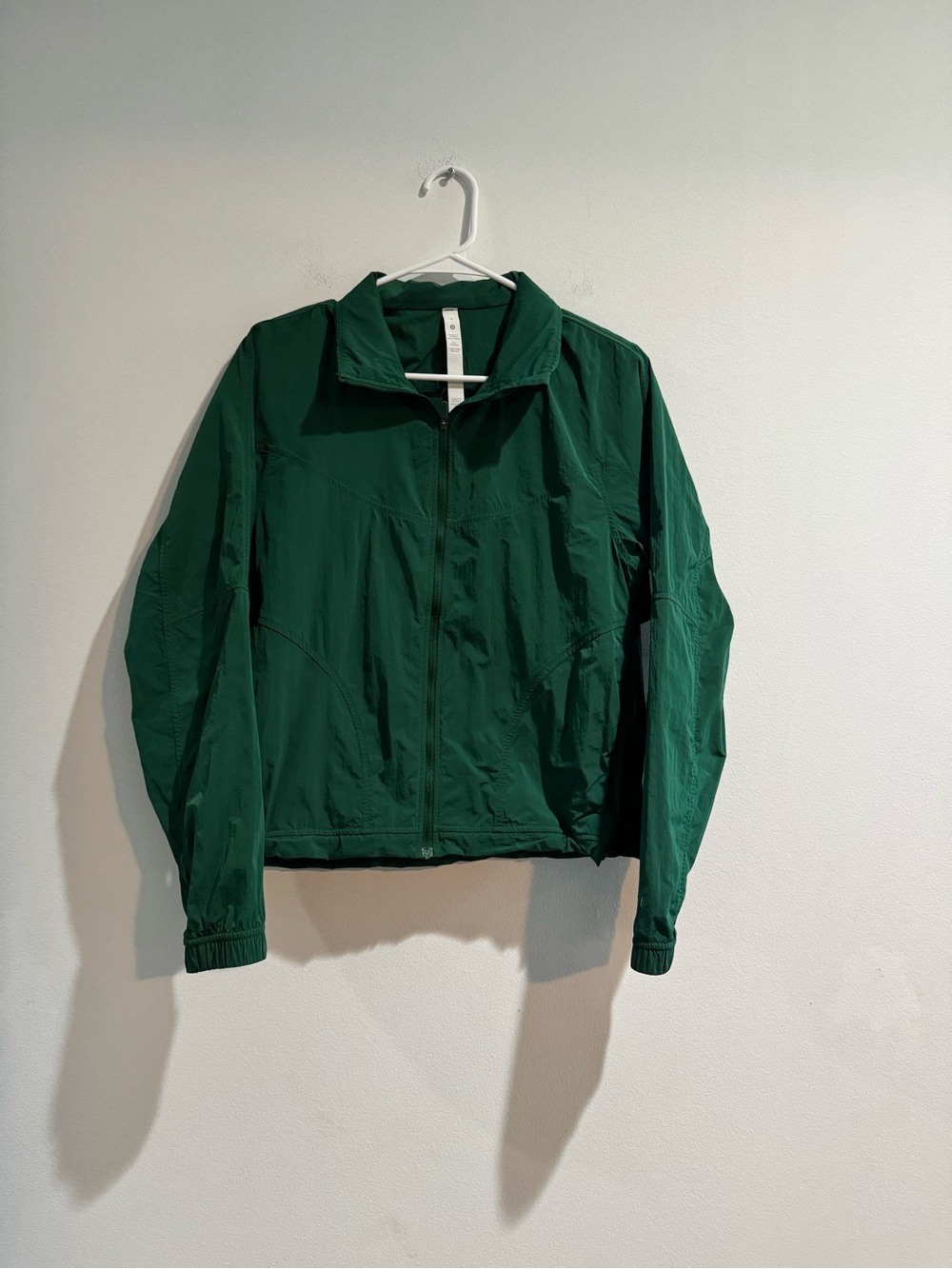 Lululemon Lightweight Hooded Windbreaker Jacket Everglade Green Size 6